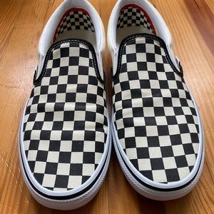 Vans comfycush checkered board slip ons 11 mens